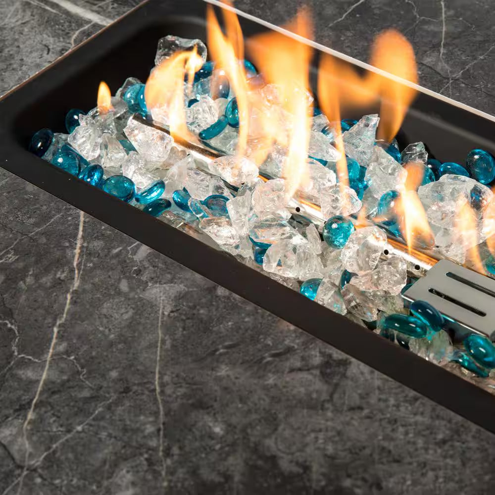 32-Inch Propane Fire Pit Table with Auto-Ignition, 40,000 BTU — product view 4