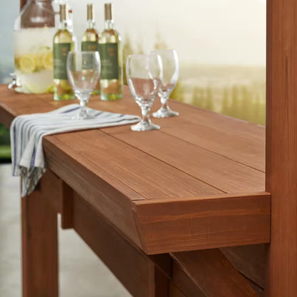 Ashland 10 x 14 Ft. Cedar Pergola with Bar and Electric — product view 4